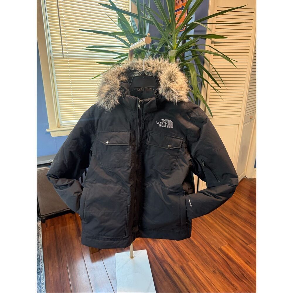 The North Face Men’s Yellowband Parka Size XL Jacket Hyvent 550 Down Blk.
